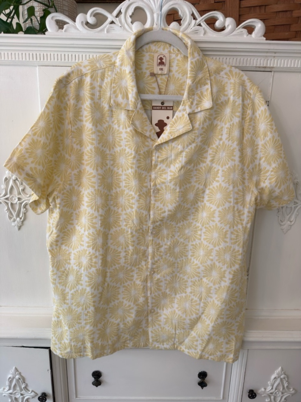 Nwt Dandy Del Mar Grenadine Crinkle Gauze Short Sleeve Shirt — image 3 of 8